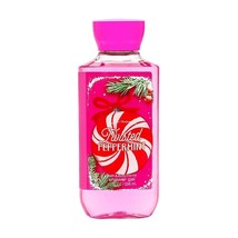 Bath and Body Works Twisted Peppermint Shower Gel Shea/Vitamin E 10 Fl Oz - Vtg - £12.94 GBP