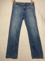 Mavi Mens Zach Straight Leg Jeans  29 X 32 Dark Blue Denim Designer  - £27.48 GBP
