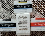 Four (4) Bars of Soap ~ 3 ~ Neutrogena &amp; 1~ Shea Moisture Virgin Coconut... - $22.44