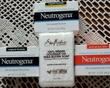 Four (4) Bars of Soap ~ 3 ~ Neutrogena &amp; 1~ Shea Moisture Virgin Coconut... - £17.67 GBP