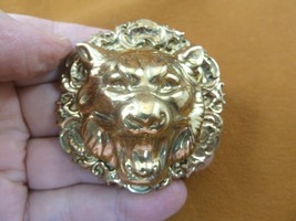 (B-PAN-1) fierce Panther cat roaring love Panthers wild cat head pin pen... - $409.09 MXN