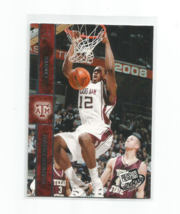 De Andre Jordan (Texas A&amp;M) 2008-09 Press Pass PRE-ROOKIE Card #18 - £2.36 GBP