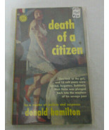 Death of a Citizen by Donald Hamilton [1960 Gold Medal {957} Paperback o... - £47.40 GBP