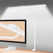 Led Desk Lamp With Clamp Dimmable Desk Light For Home Office 18 Lighting Modes A - £37.34 GBP