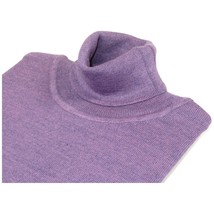 Men PRINCELY Turtle neck Sweater From Turkey Soft Merinos Wool 1011-80 Purple image 3