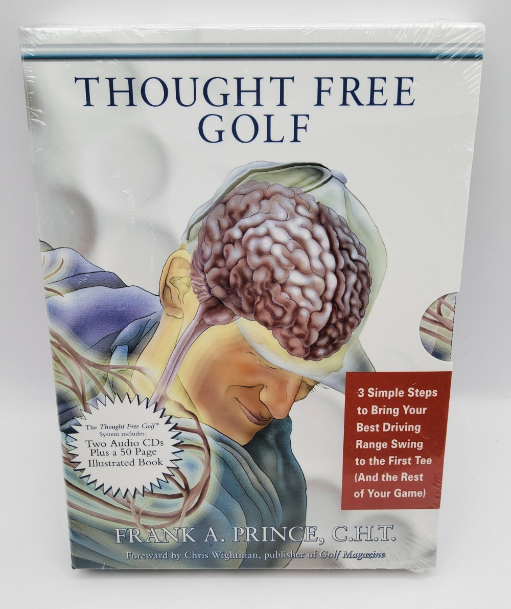 THOUGHT FREE GOLF: 2 AUDIO CD's + ILLUSTRATED BOOK by Frank A. Prince,NEW SEALED Item image 2