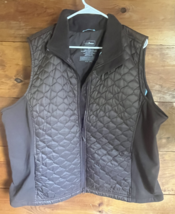 LL Bean Puffer Vest Mens 3X Brown Full Zip Thinsulate Pockets Light Weight - $610.01 MXN