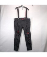 Tiger Horse Denim Men&#39;s 38x29 Black Jeans with Overalls Destroyed f/ Aus... - $735.01 MXN