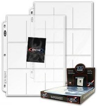 20 BCW Pro 9-Pocket Trading Card Pages - £4.19 GBP