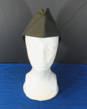 WOMENS U.S. ARMY DRESS GREEN CLASS A UNIFORM GARRISON CAP SERGE AG-434 S... - £14.92 GBP