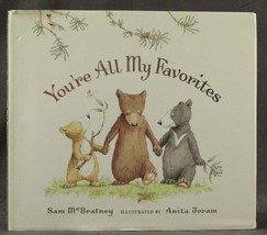 HB Childrens Book You&#39;re All My Favorites Sam McBratney Illustrated Anita Jeran - £7.75 GBP