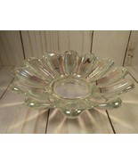 VINTAGE Iridescent Clear Glass Dish Small 6&quot; . - £5.53 GBP