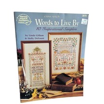 American School of Needlework Words to Live By 10 Samplers Cross Stitch Pattern - £7.01 GBP