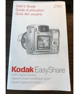 Kodak Z740 Digital Camera Manual/User&#39;s Guide - $146.93 MXN