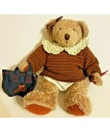 Retired Russ Teddy Bear Vintage Collection Lady Meredith Plush Holding T... - £10.65 GBP