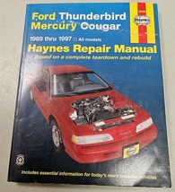 Haynes Repair Manual Book 36086 Ford Thunderbird &amp; Mercury Cougar 1989 -1997 - £9.12 GBP