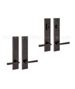 Pella Baldwin Hinged Patio Active Keyed + Passive Handles - Distressed B... - $829.95