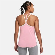 Nike Women&#39;s One Dri-FIT Logo Racerback Tank Top Pink L, Xl New W Tag - £22.68 GBP