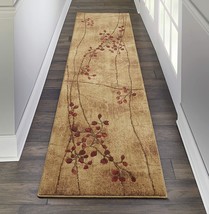 Nourison Somerset Rustic Latte 2&#39;3&quot; X 8&#39; Area-Rug, Easy-Cleaning, Non, 2X8 - £58.16 GBP