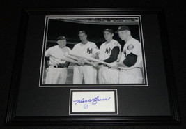 Hank Bauer Signed Framed 11x14 Photo Poster Display Yankees - £50.61 GBP
