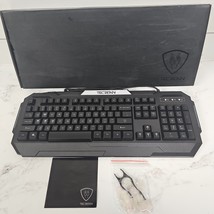 NEW Tec.Bean LED Backlit Gaming Keyboard USB wired NIB tested Working - €13,52 EUR