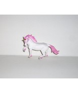 Mojo Pink Sparkle Unicorn Animal Figure 2014 6.5&quot; L x 4.5&quot; H - $4.99