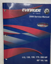 2009 Evinrude E-Tec outboard 115 thru 200 hp 60° V4 V6 Service Manual 5007814 - $49.99