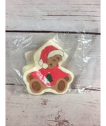 Vtg Hallmark PAPER NAPKINS CHRISTMAS RED Teddy Bear Party Express Santa ... - £7.88 GBP