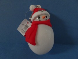 Bath &amp; Body Works Frosty Snowman Lights Up Pocket Hand Gel Holder Keycha... - $90.29 MXN