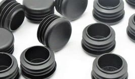 3/4&quot; Round Finishing Plugs For Tubing  Blanking Plugs Chair Glide Black  12 Pack - £9.34 GBP