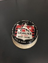 Cavalier De Luxe Boot Cream 3 ounces NEW Baltimore Motif Embossed Jar Rare - £14.73 GBP