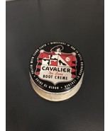 Cavalier De Luxe Boot Cream 3 ounces NEW Baltimore Motif Embossed Jar Rare - £14.74 GBP