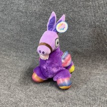 Nanco 14” Plush Fortnite Llama Purple Rainbow Wings Feet Stuffed Animal Toy - £12.93 GBP