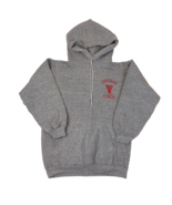 Vintage 70s Russell Athletic Corcoran Fitness Grey Hoodie Sweatshirt Siz... - $67.90 CAD