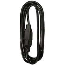 Master Electrician 02211ME 10-Feet Round Vinyl Extension Cord, Black - $25.53