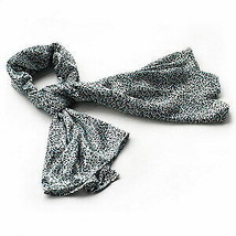 Blancho Sky Blue Graceful Fashion Natural Leopard Pattern Silk Scarf/Wrap/Sha... - £19.53 GBP