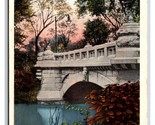 Cement Bridge Garfield Park Chicago Illinois IL UNP WB Postcard W7 - £2.33 GBP