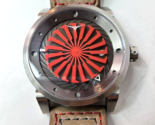 Zinvo Blade Watch Red Kaleidoscope Automatic 44mm Skeleton Back - $166.32