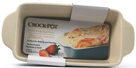 1 Ct Crock Pot Stoneware Bake Pan Loaf Shape Microwave Dishwasher And Oven Safe
