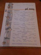 Home Lines SS Homeric Breakfast Menu Sunway Cruises to the West Indies 1... - $8.84 CAD