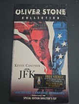 Jfk Oliver Stone Coll Special Edition Directors Cut Vhs Set-SEALED-WATER... - £7.68 GBP