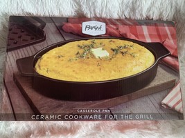 Parini Ceramic Cookware For The Grill Casserole Pan 8.5” X 14.8”x 2.2”New (F7) - £22.15 GBP