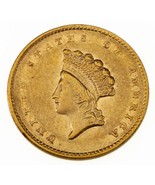 1855 $1 Type 2 Gold Dollar Coin in XF Extra Fine Condition, Nice Early U... - $13,805.63 MXN