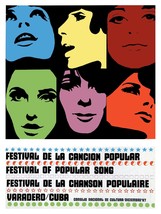 3165.Festival of Popular Song,music Vintage Poster.Decorative interior wall Art. - £12.79 GBP+