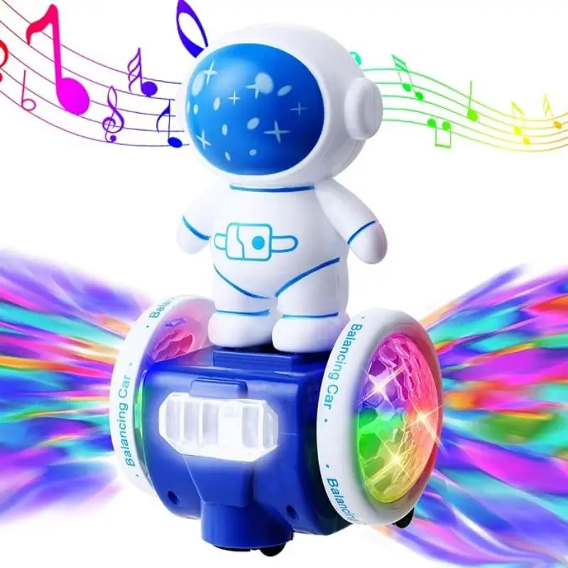 Electric 360 ° Astronaut Balancing Robot Car Toys For Kids Colorful Music - £20.32 GBP