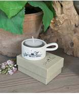 Handled &quot;Mum in a Million&quot; Porcelain Tea light Holder - $22.95