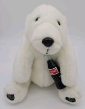 Coca-Cola Polar Bear Plush With Coca-Cola Bottle 1993 Vintage White - £6.02 GBP