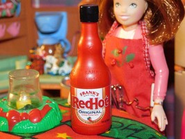 Franks Red Hot Sauce Original Zuru Mini Brands Food fits Barbie Dollhouse Food - £2.32 GBP
