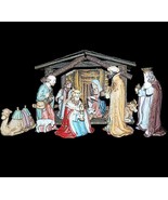 Lefton 1985 Spirit of Bethlehem Collection Nativity Set 05374 with Stabl... - £188.71 GBP