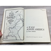 A Walk Across America By Peter Jenkins Hardcover Vintage 1979 - £7.90 GBP